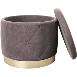 Playboy Pouf LIZ Polyester 50 x 40 x 50 cm Altrosa