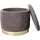 Playboy Pouf LIZ Polyester 50 x 40 x 50 cm Altrosa