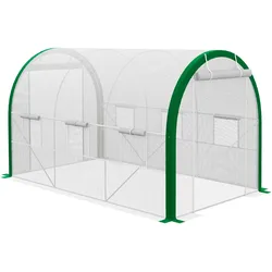 Outsunny - Folientunnel - 358L x 210B x 210H cm - weiß