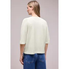 STREET ONE Strickjacke Kurzarm Weiß 40