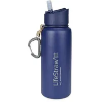 Lifestraw Go Stainless Steel Wasserfilter Trinkflasche 710ml blau