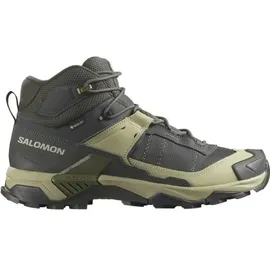 Salomon X Ultra 5 Mid GTX Herren Peat / Gray Green / Blue Nights 42