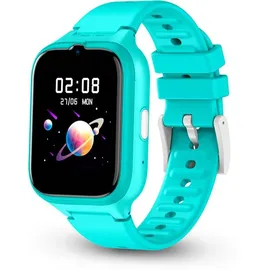 SPC Smartee 4G Kids BT 40 mm Kunststoffgehäuse Türkis Silikonarmband Türkis M
