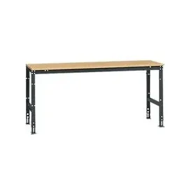 Manuflex Grundtisch UNIVERSAL Standard, Tischplatte Multiplex, 2000x800, anthrazit