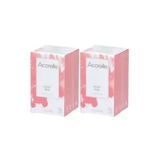 Acorelle Eau de Parfum 'Velvet Rose' BIO De 2x50 ml