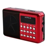 Trade Shop Traesio - Trade Shop - Radio Mp3-player Mini Tragbarer Lautsprecher Mit Flash-treiber Tf-karte Led-anzeige -