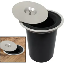 Wesco Arbeitsplatten-Abfall-System Ergo-Master - Edelstahl, 13 Liter