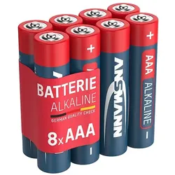 Ansmann Red AAA Micro LR03 Alkaline Batterien - 8ter Verpackung