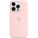 Apple iPhone 14 Pro Silikon Case MagSafe Kalkrosa