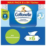 Cottonelle® Cottonelle Feuchtes Toilettenpapier Sauber Pflegend Maxi-Pack 6x84 St