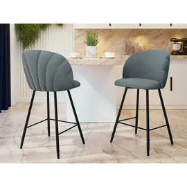 Mirjan24 Barhocker K99 H 51 x 105 x 51 cm Grau