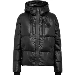 PLEIN SPORT Damen Jacke W Nylonjacke, Schwarz, M