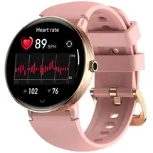 Zeblaze Lily 2 BT 38,80 mm Kunststoffgehäuse Pink Sportarmband Pink One Size