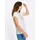 Classic Basics Sieh an! T-Shirt Kurzarm-Shirt Extra kurz gelb|weiß 44
