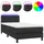 vidaXL Boxspringbett 100 x 200 cm Schwarz