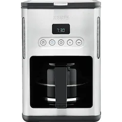 KRUPS KM442D Premium Kaffeemaschine Edelstahl/Schwarz