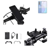 K-S-Trade Smartphone-Halterung für Wiko Hi Enjoy 60s 5G, (Handyhalterung das Fahrrad Halter Lenkstange Fahrradhalterung) schwarz