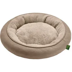 HUNTER ROCKFORD Schlafplatz für Hunde & Katzen | Beige Ø 50 cm