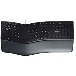 CHERRY KC 4500 ERGO Kabelgebundenen Tastatur US Layout mit Euro Symbol schwarz