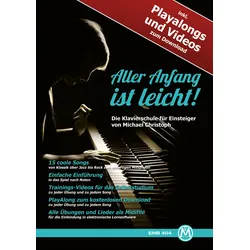 Michael Christoph "Aller Anfang ist leicht" Klavierschule + Playback-Downloads