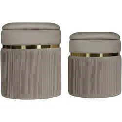 Hocker 2er-Set ZORA