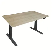 Home Deluxe Tischplatte für höhenverstellbaren Schreibtisch AGORA – 120 x 60 cm, universell einsetzbar, Schreibtischplatte braun