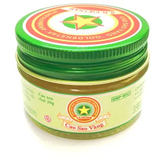 Golden Star Balm Cao Sao Vang Vietnam Aromatic Balsam 20 g
