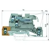 Wieland Installationsklemme, WKI 4 NT-D-SL/V0