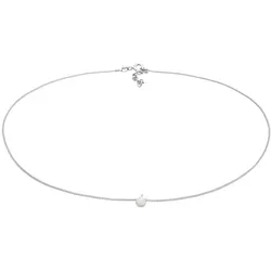 Elli Choker Rosa Quarz Solitär Anhänger 925 Silber Damen 