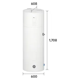 LG Therma V R290 Warmwasser-Wärmepumpe 2 kW
