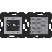 Hager Radio Touch Unterputz DAB+ nachtschwarz glänzend