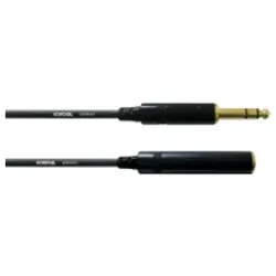 Cordial Kopfhörerverlängerungskabel - Stereo-Stecker männlich zu Stereo-Stecker