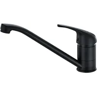 KINSE Wasserhahn Küche Schwarz, Küchenarmatur mit Brause Ausziehbar 120° Drehbare, Spültischarmatur mit Brause Zwei Wasserstrahlarten, Einhebel Mischbatterie Küche, Edelstahl