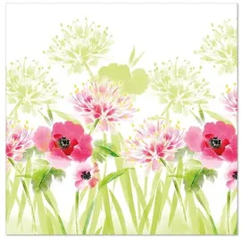 Papstar Servietten, 3-lagig 1/4-Falz 33 cm x 33 cm `Watermelon`