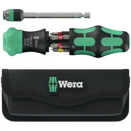 WERA Kraftform Kompakt 25 RA-R Bit-Schraubendreher 6-tlg. mit Tasche