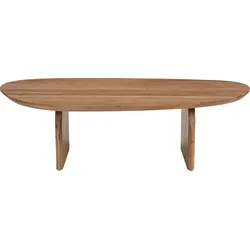 Couchtisch SIT "ACACIA WAVE", beige (natur, natur, natur), B:135cm H:38cm T:76cm, Akazie massiv, Tische, mit ausgeprägter Maserung