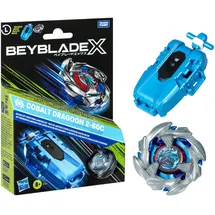 Beyblade X Cobalt Dragoon 2-60C Deluxe linksdrehdes Schnur-Starter Set