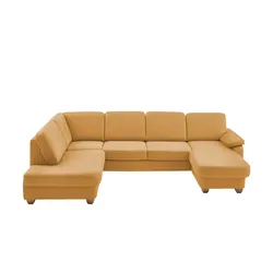 Kollektion Kraft Wohnlandschaft  aus Kunstleder Oliver ¦ gelb ¦ Maße (cm): B: 300 H: 85 T: 202.0