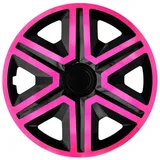 NRM Radzierblende Action schwarz/pink 16 Zoll 4er Set