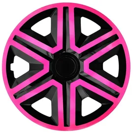 NRM Radzierblende Action schwarz/pink 16 Zoll 4er Set