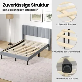 Costway Modell I 140 x 200 cm Grau