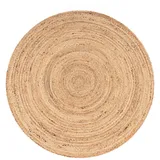 KADIMA DESIGN Naturteppich, Beige, Textil, Ethno, Rund, 160x160 cm, in verschiedenen Größen erhältlich, Teppiche | Böden, Teppiche
