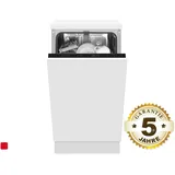 Einbaugeschirrspüler Häfele Assedo DIS13S45a Vollintegrierbar 45cm breit