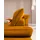 W.Schillig Ecksofa "enjoy&MORE, Designsofa, elegant und bequem, L-Form", gelb (brandy s37), B:294cm H:87cm T:185cm, Chenille-Flachgewebe R66 (85% Polyester, 15% Nylon);Longlife Xtra-Leder Z59: Glattleder mit modischer Prägung.