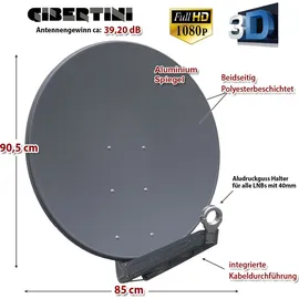 Gibertini OP 85 SE anthrazit