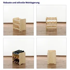 Proregal Weinregal 36 x 34,4 x 26,5 cm Natur