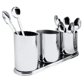 Contacto Besteckhalter 26 x 8 x 12 cm Edelstahl Silber