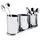 Contacto Besteckhalter 26 x 8 x 12 cm Edelstahl Silber