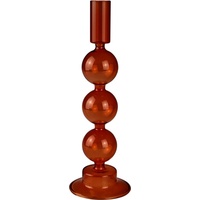 AM Design Kerzenleuchter »Stabkerzenhalter aus Glas«, (Set, 2 St.), Höhe ca. 26 cm, orange