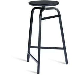 Northern - Treble Barhocker, schwarz / Eiche schwarz lackiert